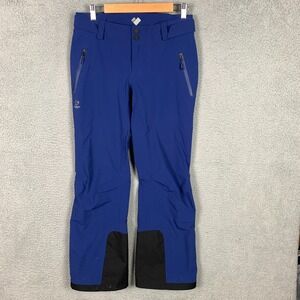 Obermeyer Highlands Pants Women's 4 Navy Shell Fusion Series Waterproof Ski Snow